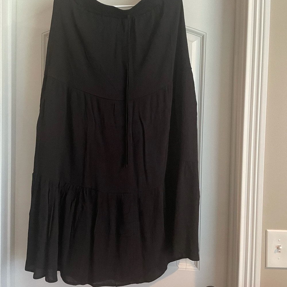 Black boho skirt. Size large
